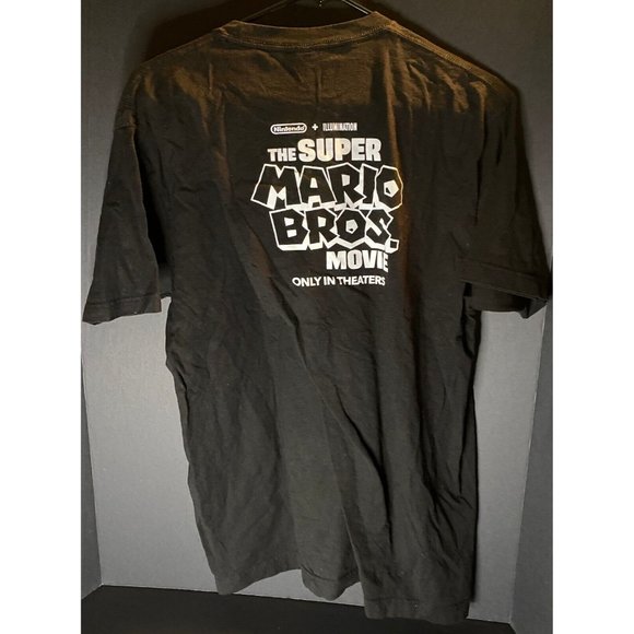 Nintendo The Super Mario Bros. Movie 2023 Promo Black T-Shirt L OFFICAL Tee - Picture 3 of 7